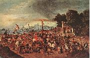 BRUEGHEL, Pieter the Younger Crucifixion dgg Norge oil painting reproduction